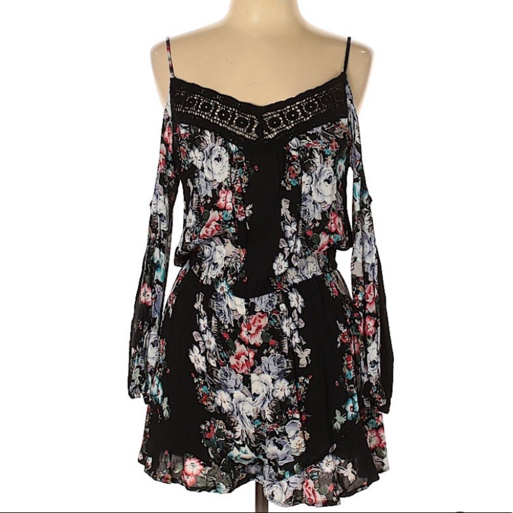 Sans Souci Floral Print Romper/Jumpsuit